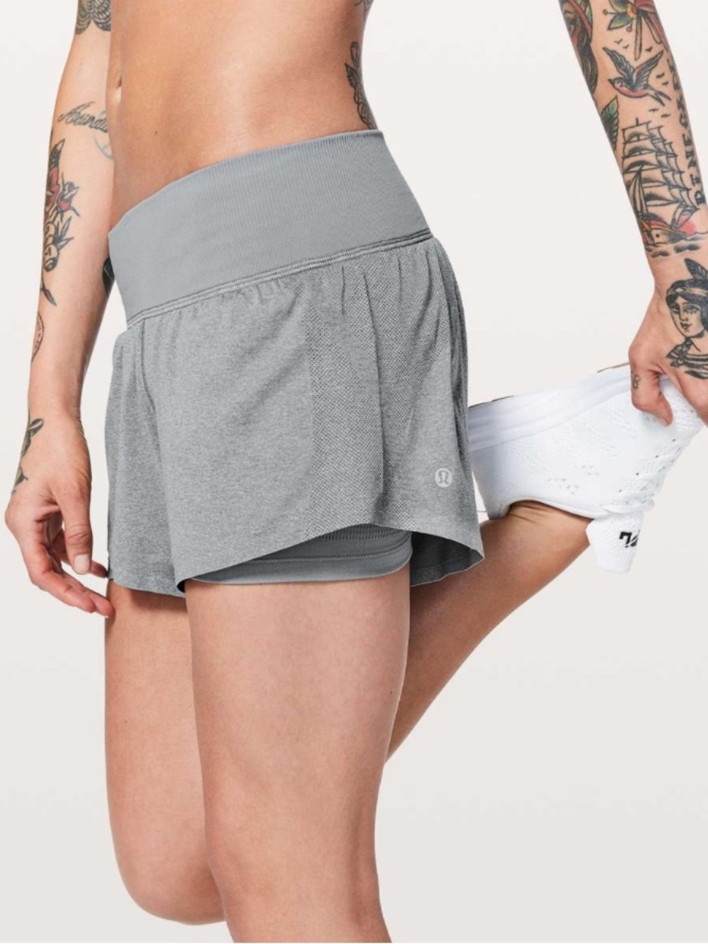 lululemon athletica Seamless Moves Short  Magnet Grey/2